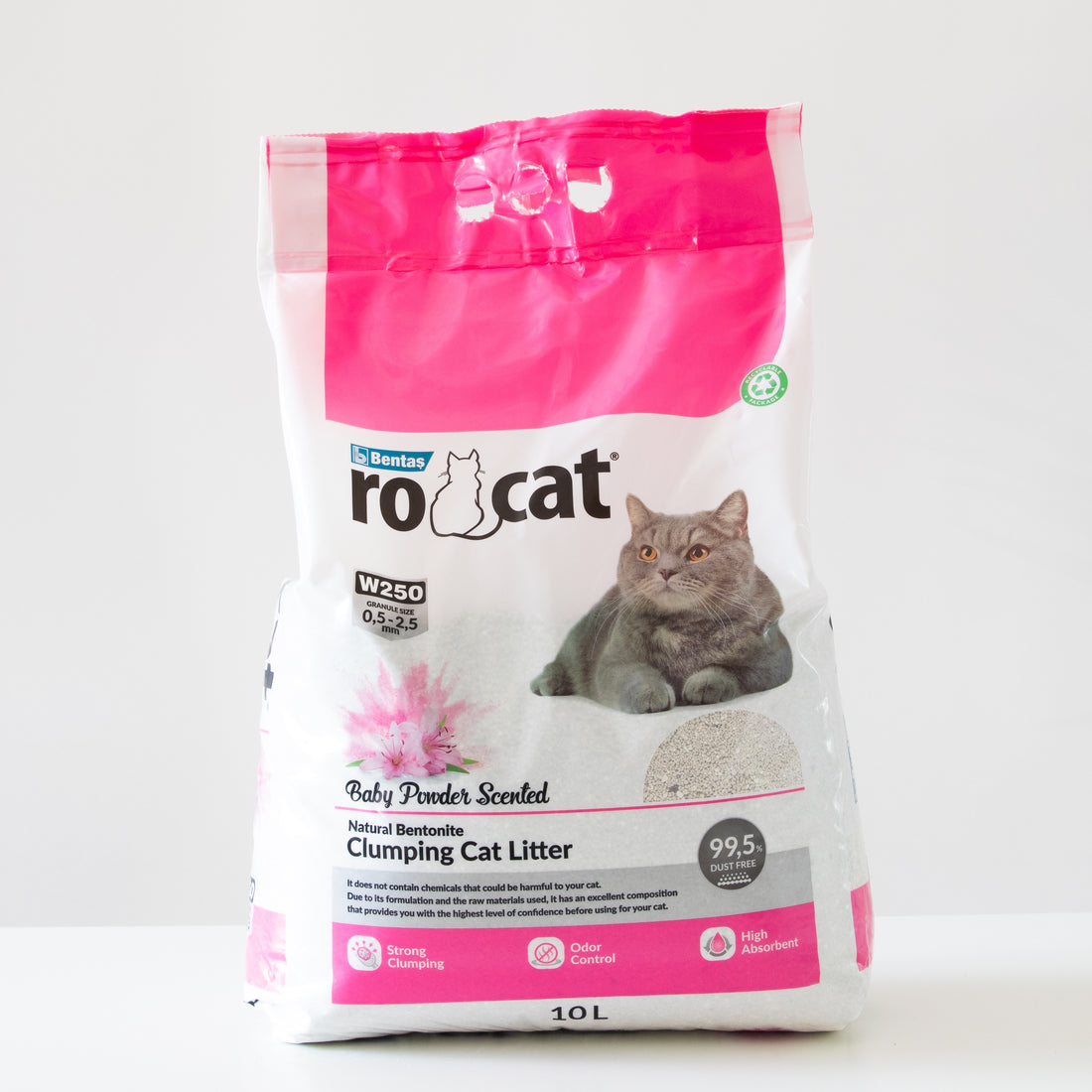 RoCat Baby Powder Cat Litter 10L -  رمل القطط