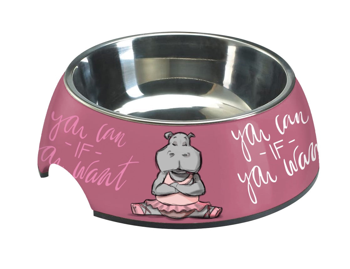 Croci Bowl Melamine Hippo - 1600ML - وعاء كروسي ميلامين هيبو - 1600 مل - اكسسوارات الحيوانات الأليفة