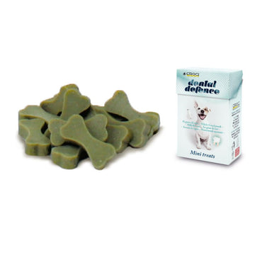 Croci Dental Defense Treat Green Tea - 35g - علاج الدفاع عن الأسنان بالشاي الأخضر من كروسي - 35 جم - مكافات الحيوانات الأليفة