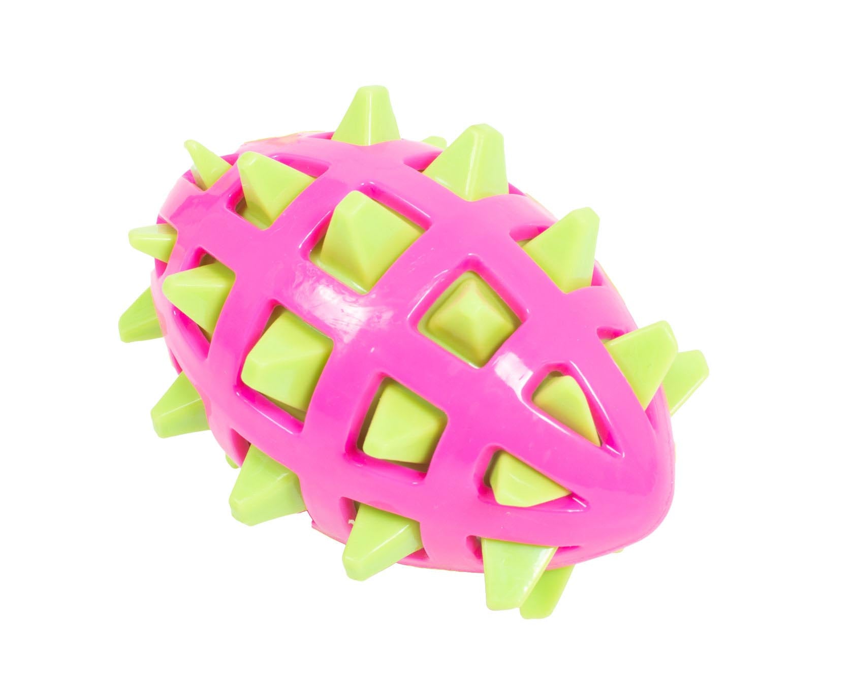 Farm Company Bite Toy Spiky Rugby ball with squeaker - 15 cm - مستلزمات الحيوانات الأليفة