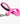 Farm Company Double ply nylon short leash with handle Pink - 25mm x 45 cm - رباط تحكم للكلاب