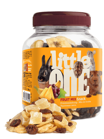 Little One Fruit mix. Snack for all small mammals 200gm - طعام للحيوانات الصغيرة