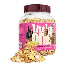 Little One Puffed grains. Snack for all small mammals 100gm - طعام للحيوانات الصغيرة