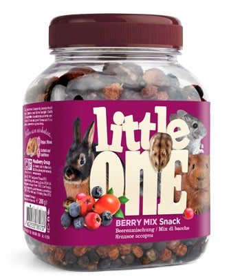 Little One Berry mix. Snack for all small mammals 200gm - طعام للحيوانات الصغيرة