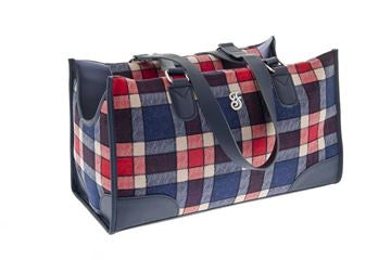 Ferribiella Mokka Bag 43X18X25cm Tartan - صندوق نقل للحيوانات