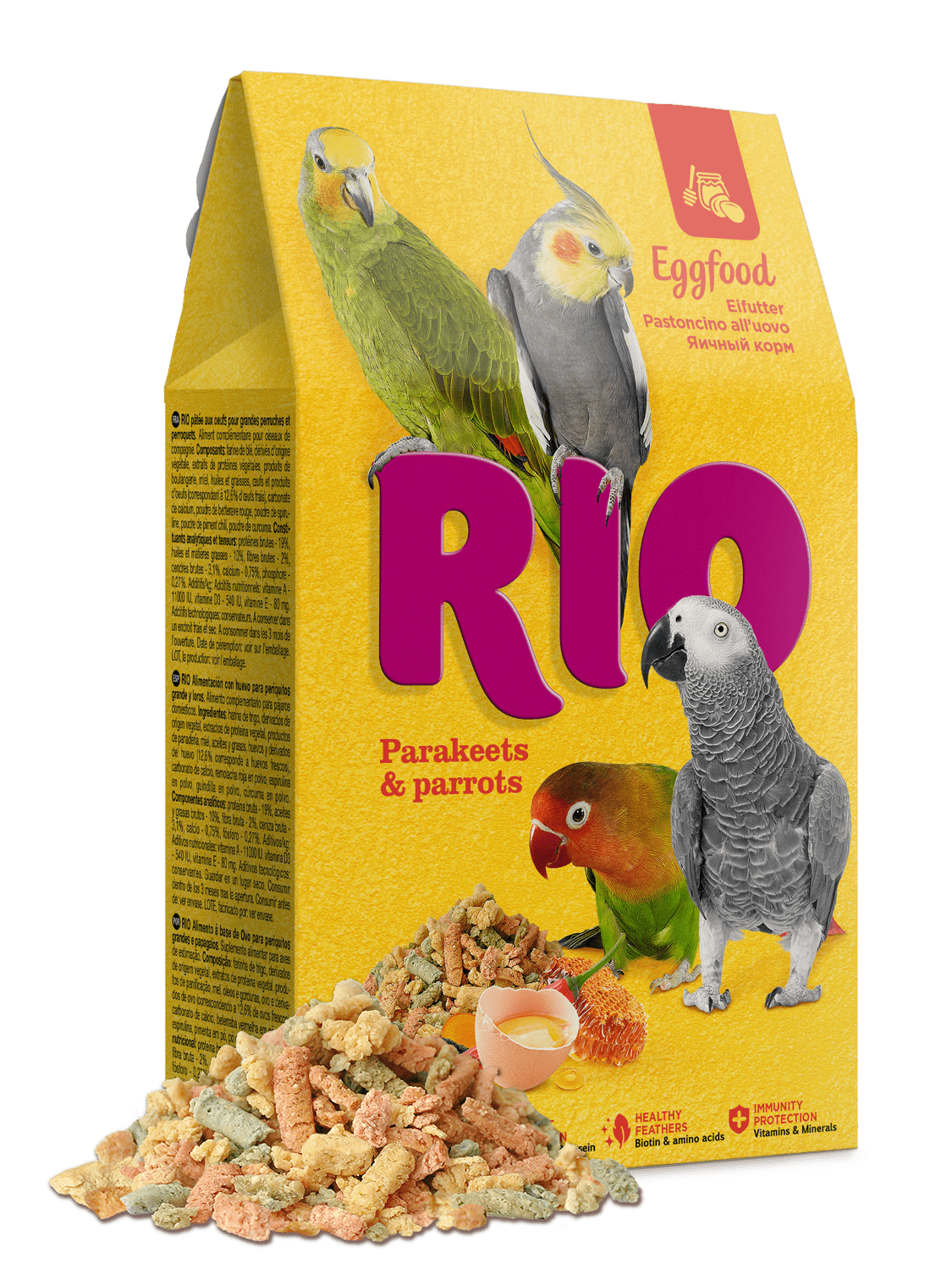 RIO Eggfood for parakeets and parrots 18kg - طعام الطيور