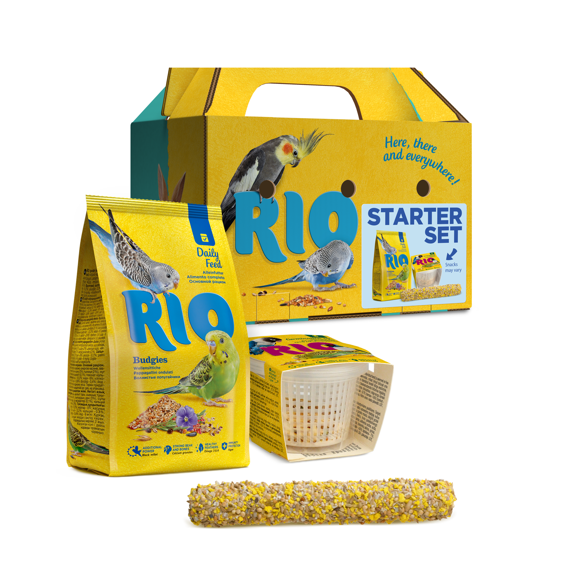 مجموعة RIO Starter لأصحاب الببغاء الجدد - طعام الطيور