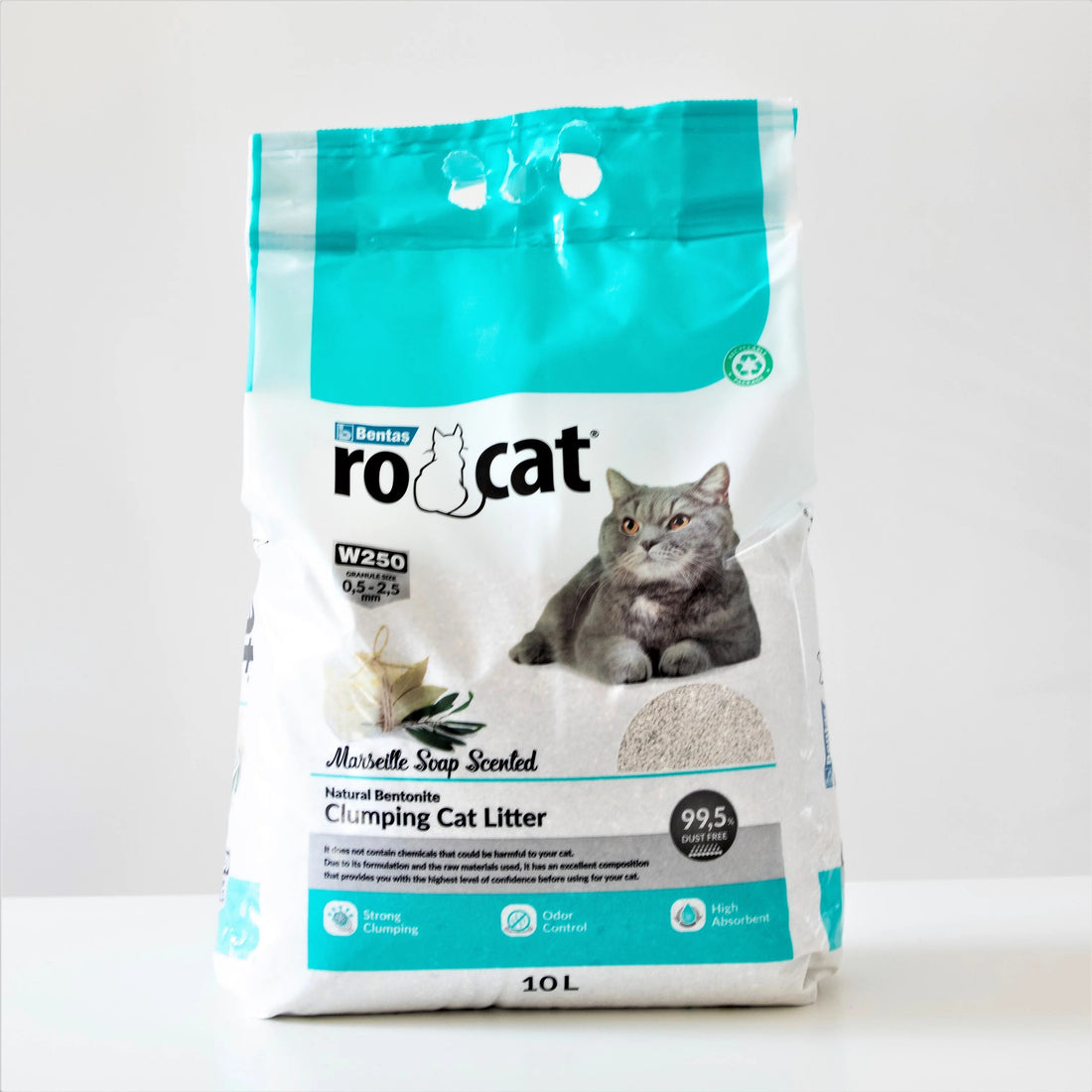 RoCat Marseille Soap Cat Litter 10L - رمل للقطط