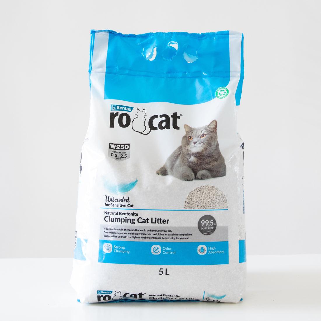 RoCat Unscented Cat Litter 5L - رمل للقطط