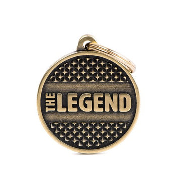 Bronx Big Circle The Legend ID Tag - MyFamily - ميدالية التعريف