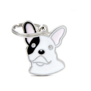 ID TAG   WHITE FRENCH BULLDOG - ميدالية التعريف