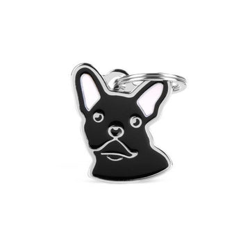 ID TAG BLACK FRENCH BULLDOG - ميدالية التعريف