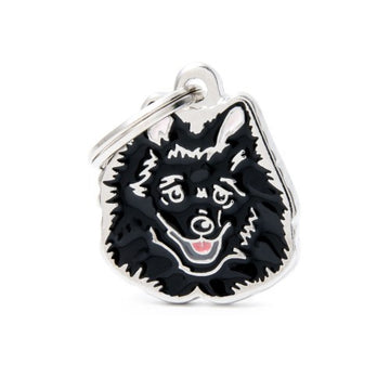 ID TAG BLACK ITALIAN SPITZ - ميدالية التعريف