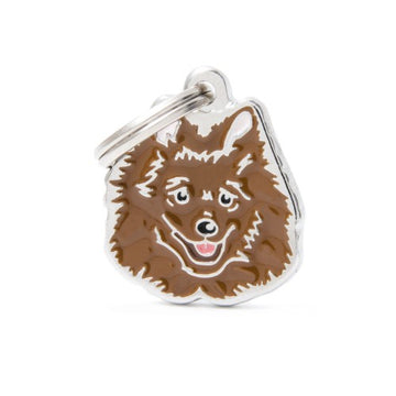 ID TAG BROWN ITALIAN SPITZ - ميدالية التعريف