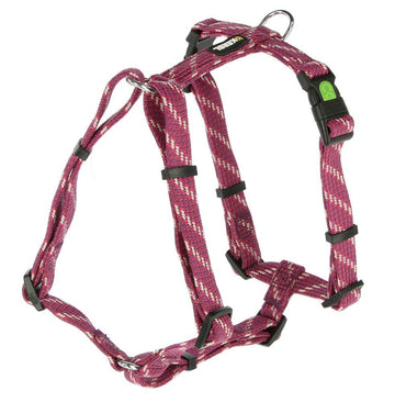 Kerbl Harness Colorado Fuchsia 25mmx75-100cm - مجموعة رباط تحكم وصدرية للأرجل