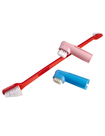 Farm Company 3 pieces toothbrush set - مستلزمات الحيوانات الأليفة