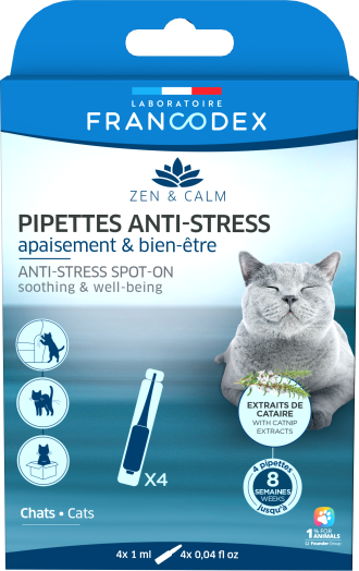 Anti-Stress Spot-On Cat - مستلزمات العناية والاهتمام والاهتمام