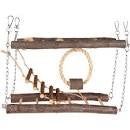 Bt Janny Suspension Bridge Wood 27X8.5X17cm - اكسسوارات الطيور