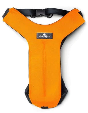 CS-Orange-M Clickit Sport Dog Harness- (M) - مجموعة رباط تحكم وصدرية للكلاب