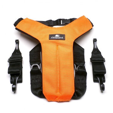 CU-Orange-XS Clickit Utility Dog Harness- (XS) - مجموعة رباط تحكم وصدرية للكلاب