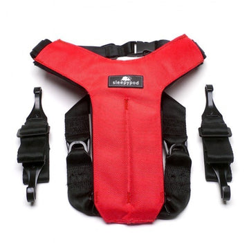 CU-Red-S Clickit Utility Dog Harness- (S) - مجموعة رباط تحكم وصدرية للكلاب