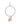 Cage Hanger Hakan Cotton 1 Ring White L Dia. 32cm - اكسسوارات الطيور