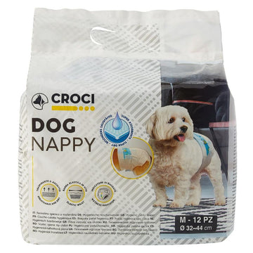 Dog Nappy Medium 12pcs. 32-44cm