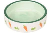 Feeding Bowl Small Animal Iggy Ceramic Green 8.5cm 100ml - مستلزمات الطعام للحيوانات الصغيرة