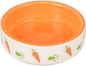 Feeding Bowl Small Animal Iggy Ceramic Orange 8.5cm 100ml - مستلزمات الطعام للحيوانات الصغيرة