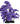 Hugo Lily Purple Silk 13cm