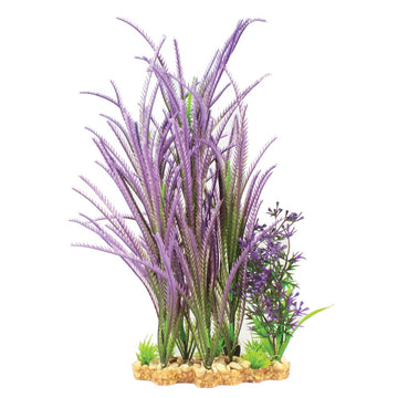 Hugo Mizu Grass Mix Green/Purple 45cm - ديكور حوض السمك