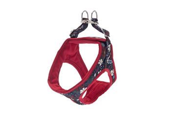 Ferribiella Kami Harness L 50-60cm أحمر - مجموعة رباط تحكم وصدرية للساقين