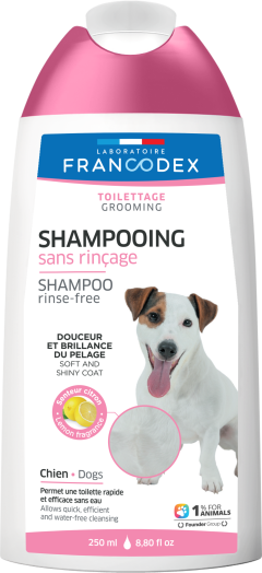 Rinse Free Shampoo for Dog 250ml - مستلزمات النظافة والعناية والرعاية