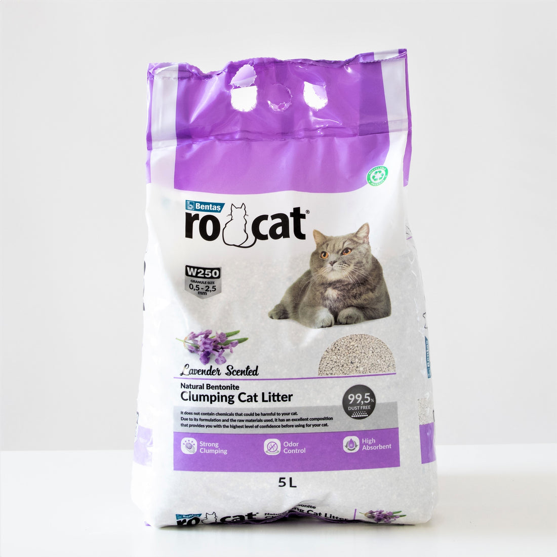 RoCat Lavender Cat Litter 5L - رمل للقطط