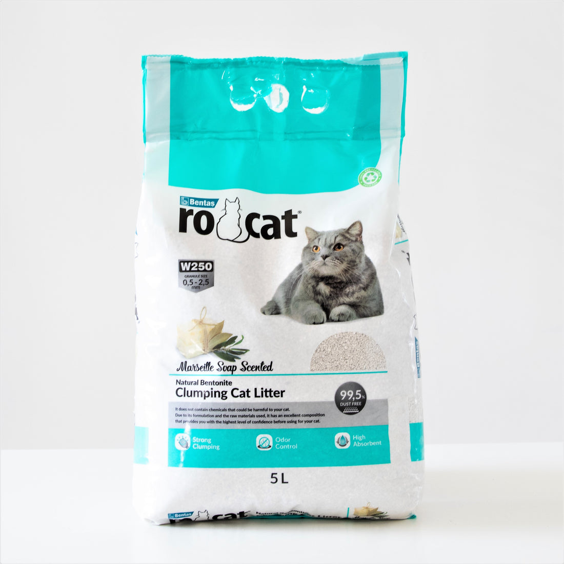 RoCat Marseille Soap Cat Litter 5L -  رمل القطط