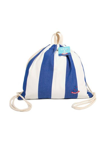 Sailing Pet Collection Woman Backpack Made in Italy white/blue 32x38cm - اكسسوارات الكلاب