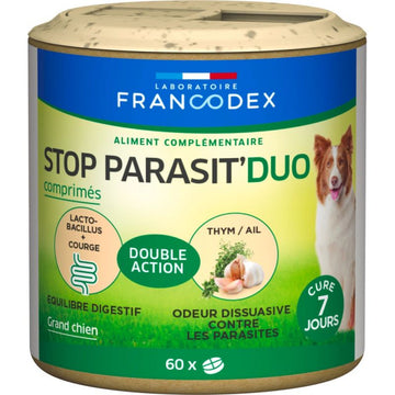 Stop Parasit' Duo Dog 60 قرص - مستلزمات العناية والاهتمام