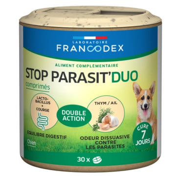 Stop Parasit' Duo Small Dog 30 قرص - مستلزمات العناية والاهتمام