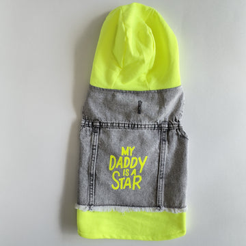 سترة Ziggy Dog My Daddy Jeans Vest مقاس XXL - دي سي دي